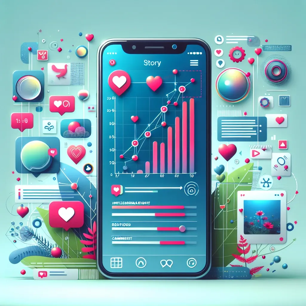 "Ilustrasi panduan lengkap Story Instagram dengan tips, trik, dan strategi untuk meningkatkan engagement pengguna, menampilkan berbagai aspek visual dari fitur Story IG."